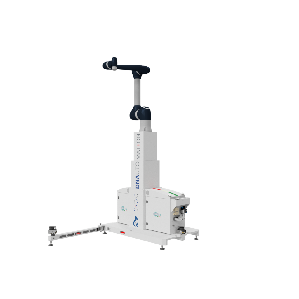 Pallettizatore Squirrel con robot DOOSAN || Motek